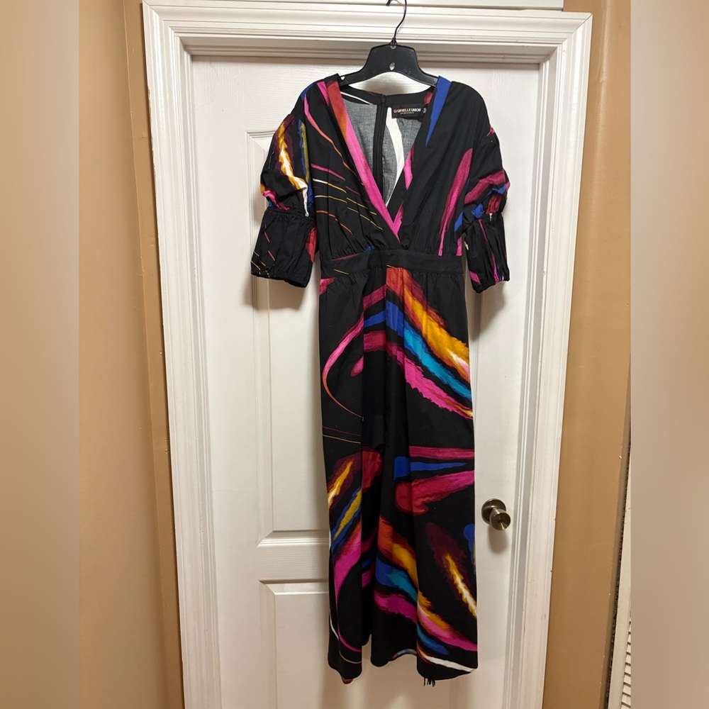 Vibrant Multicolor Maxi Dress